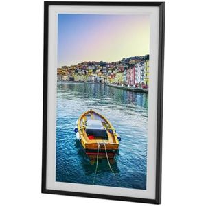 Digitaal Fotoalbum, SD-kaartsleuf WiFi Digitale Fotolijst 1920X1080 Resolutie 15,6 Inch IPS Touchscreen 1GB RAM 16G Geheugen Thuisgebruik (EU-stekker)