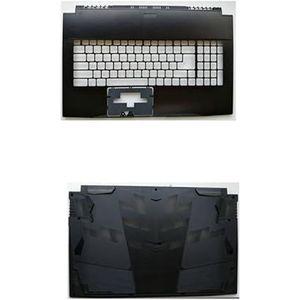 Laptop LCD-achterpaneel, voorframe, palmrest, bovenste onderkant, beschermhoes voor MSI GF75 MS-17F1 MS-17F2 MS-17F3 MS-17F4 MS-17F5(Beige)