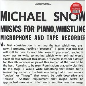 Music for Piano, Whistling, Microphone and Tape Re