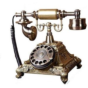 Telefoon Roterende Telefoon Antieke Europese Pastorale Retro Telefoon Thuiskantoor, een (A)