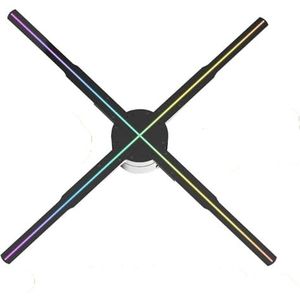 56cm Naked Eye 3D HD Fan Holografische Projector 678 LED Afstandsbediening Reclame Display Ondersteuning Foto Video Gif logo WIFI Verbinding