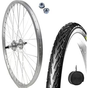 Achterwiel 7 V, achterwiel, 28 inch, 28 x 1,75 cm, 622 x 20 cm, zwarte banden 700 x 35 C + camera voor stadsfietsen