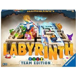 Ravensburger Spel Labyrinth Team Edition - Coöperatieve labyrintversie voor 2-4 spelers, leeftijd 8-99 jaar