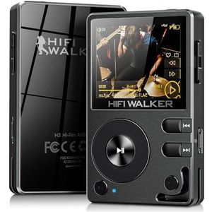 HIFI WALKER H2 - MP3-speler - Draagbaar - 64GB opslag - Bluetooth - Hi-Res FLAC