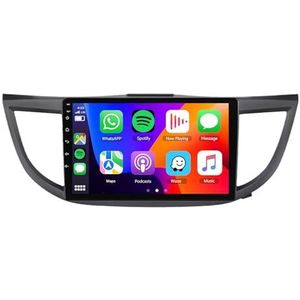 8-Core [4G 64G] Android 14 Autoradio Navi voor H-onda CRV(2012-2016) 9-inch scherm 2 DIN-radio met draadloze Carplay Android Auto GPS Navigatie FM RDS Bluetooth SWC DSP MIC Camera,M400s