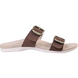 Spenco Dames Crista Slide Sandaal, Fossil, 36 UK