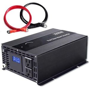 Spanningsomvormer Zuivere Sinusgolf Zonne-omvormer Vermogen 2000W Piek 1000W 12V/24V/36V/48V DC Naar 120V/220V/230V/240V AC Spanningsomvormer LCD-scherm Stroomomvormer(48V,100V)