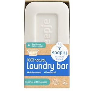 Soaply Natuurlijke Waszeep Bar - Bergamot en Citroengras