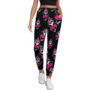 Dansende Panda Joggingbroek Voor Vrouwen Hoge Taille Joggers Casual Lounge Broek Met Zakken Voor Workout Running