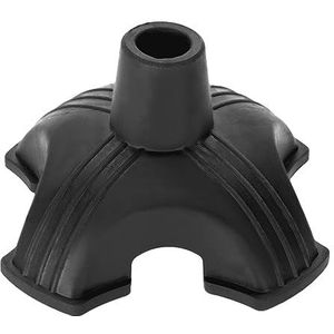 Cane Tip - Rubber Riet Tip Zelf Staande Ondersteuning Base Voet Pad Vervanging 4 Been Bevestiging voor elke Walking Cane in maat 19 mm, wandelstok zelfstandige viervoets-wandelstok met vier poten en accessoires
