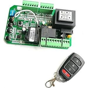 Veelzijdig te gebruiken schuifpoortopener Motorbesturingseenheid PCB-controller Printplaat Elektronische kaartplaat,Volledige bescherming(1 remote control kit-01)