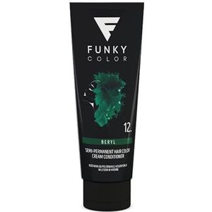 FUNKY COLOR BERYL 12, kleurstof voor semi-permanente haarkleuring, semi-permanente haarkleuring (28 kleuren).