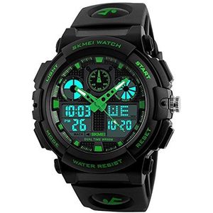 Men Sports Watches Quartz LED Digital Hour Clock Male Alarm Military Wrist Watch Waterproof