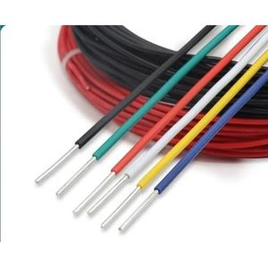 5/10/20M UL1007 enkeladerige koperdraad - PVC-isolatie | 26-14 AWG, vertinde massieve kern, elektrische kabel for bedrading(PURPLE,10 METERS_24AWG)