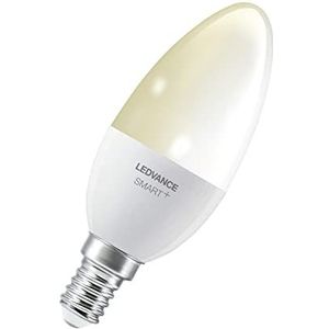 LEDVANCE LED lamp | Lampvoet: E14 | Warm wit | 2700 K | 5 W | SMART+ Candle Dimmable [Energie-efficiëntieklasse A+]