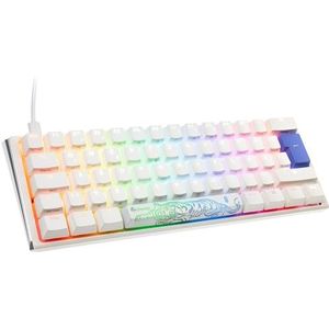 Ducky One 3 Classic Mini, 60%, kersenbruin, RGB, wit - Italiaanse lay-out