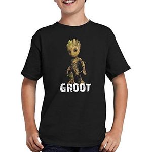 I am Groot Baby T-shirt voor kinderen, zwart, 134/146 cm