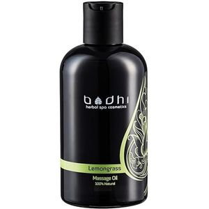 Bodhi® Massageolie citroengras 250 ml - voor spierontspanning met kokos- en rijstolie, veganistisch & 100% natuurlijk