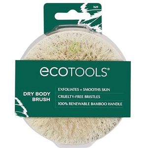 EcoTools Droge lichaamsborstel, voor huidverzorgingsroutine na het douchen en baden, verwijdert vuil en bevordert de bloedcirculatie, helpt het uiterlijk van cellulitis te verminderen,