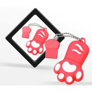 DONWEI USB-flashdrives, 64 GB geheugenstick, USB 2.0-flashdrive, USB-flashdrive met geschenkdoos, externe opslag (roze)