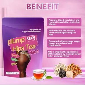 Heupverstevigende En Verbeterende Kruidenthee - Natuurlijk Supplement For Het Vormen Van Billen For Een Vollere Contour(1PCS)