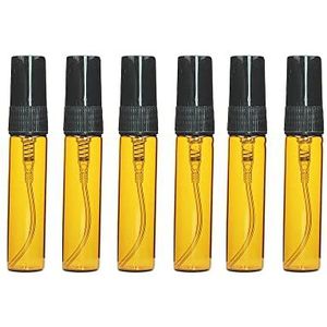 20Pcs Glas Spray Fles Mini 5 ml Bruin Fles Zwarte Sproeier Zwarte Cap Cosmetische Parfum Flessen Lege Fijne Mist Flessen voor Reiniging Reizen