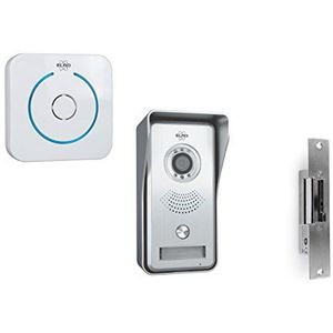 ELRO Video intercom met draadloze deurbel en deuropener, deurcommunicatie smartphone