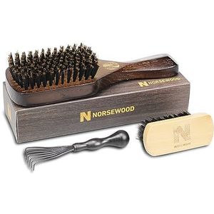Norsewood Varkenshaar borstel voor mannen en vrouwen
