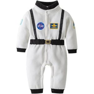 Luxylei Astronautkostuum voor baby's, 1 jaar, peuters, themafeest, verjaardag, cosplay, ruimtepak, rompertje voor pasgeborenfotografie