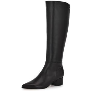 Nine West Morgin kniehoge laars voor dames, Zwart Leer 002, 40.5 EU