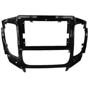 Voor Mitsubishi Voor Triton L200 2015-2019 9 Inch Autoframe Dashboardadapter, Android Radio, Audio, Dashboardmontagepaneel Kit In-dash Montageframes(AT Frame2)