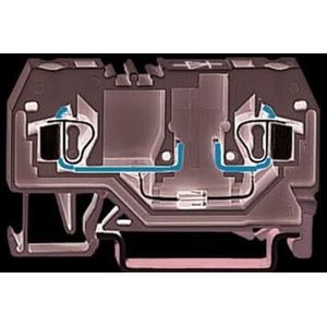 Wago - 2L Diode Aansluitblok - Grijs - Elektronica Benodigdheden