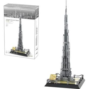 Dubai Burj Khalifa Bouwsteen Model Architectuur Speelgoed Wereld Landmark Collectie 580PCS 's Werelds Grote Architectuur Set Serie Compatibel met le/go