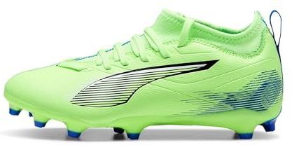 PUMA Ultra 5 Match FG/AG JR voetbalschoen, Fizzy Apple White-BLUEMAZING, 4.5 UK, Fizzy Apple PUMA Wit Bluemazing, 4.5 UK