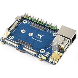 Raspberry Pi Compute Module 4 Base Board met CM4-socket en 40-pins GPIO header ingebouwde multi-aansluitingen voor Compute Module 4 Lite/EMMC Series