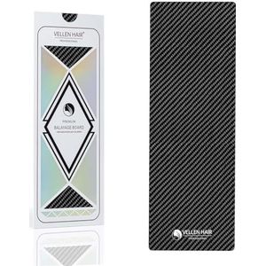 VELLEN HAIR Professionele koolstofvezel folie/Balayage Board, extra licht haar kleur board (zwart, 5.1 ""x 15.8"" inch)
