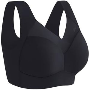 Posture Corrector Bra for Women, Push Up Wireless Bras, Sexy Push Up Wireless Bras (6XL,Black)