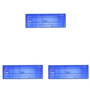 Tityvirnix 3 set 60% compacte kunststof toetsenbordhoes compatibel met GH60 POKER2 POK3R blauw