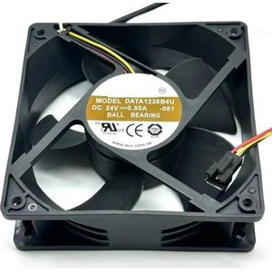 Voor AVC DATA1238B4U 081 DC 24V 0,80A 120x120x38mm 3-draads serverkoelventilator