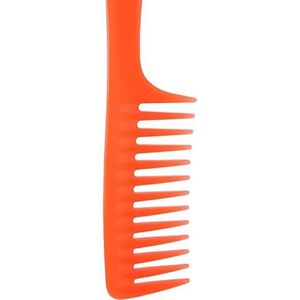 DieffematicSZ kam Hairdressing Comb Heat Resistant Woman Wet Detangle Curly Hair Brushes Pro Salon Styling Tools Multi-color Optional (Color : Turuncu)
