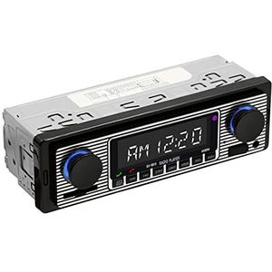 Yolispa Autoradio, Bluetooth autoradio met USB / SD / AUX-poort, 4 x 60 W auto audio FM-radio, digitale MP3-speler, handsfree bellen, met afstandsbediening