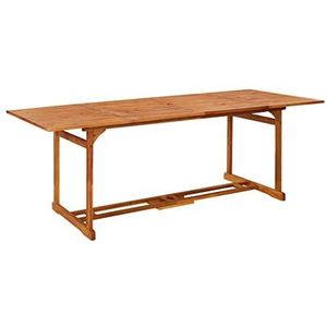 TEKEET Meubels Home Tools Tuin Eettafel 220x90x75 cm Massief Acacia Hout