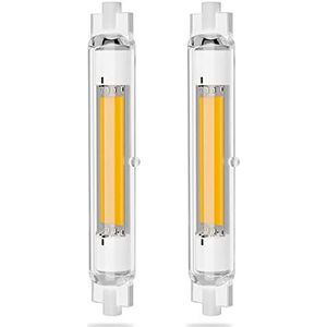 R7S - 40W - LED Lamp - Warm Wit - 118mm - Dimbaar - 2-pack