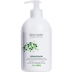 Keratolin Body Lotion 12% Urea 400 ml Ultra Hydraterende lotion voor zeer droge en schilferige huid van Biotrade