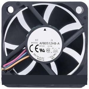 Voor DELTA AFB0512HB B902 DC 12V 0.17A 50x50x15mm serverkoelventilator