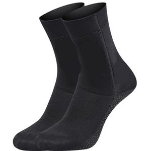 Duiksokken Duiksokken 3 Mm Pak Zwemmen Snorkelen Warm Koud Weer Watersport Voor Dames Heren thermische watersokken voor snorkelen, surfen, ze(Black,XXL)