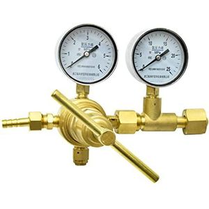 YQD-370/YQY-370/ YQQ-370 Drukregelaar Alle koperen manometer Drukregelaar Drukreduceerventiel Houddruk Opmerkelijke Duurzaamheid(Color:YQD370 N2 0-10Mpa)