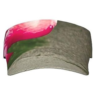 351 Honkbalpet, roze flamingo, hardloophoed, modieuze honkbalhoed, gepersonaliseerde wandelhoed, voor strand, vissen, reizen, Zonneklep Cap 136, M