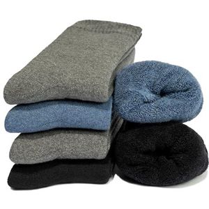 Occulto - Bille - Thermosokken - Blauw Mix - Pak van 6