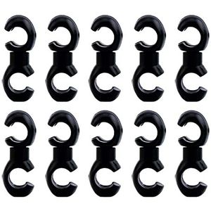 10 stuks Fietskabel S Style Clips | Racefiets Mountainbike Roterende kabelklemmen met S-vorm,Slanggeleider Fiets Cross Clip Gesp 10 Stuks Multi Colors A/a